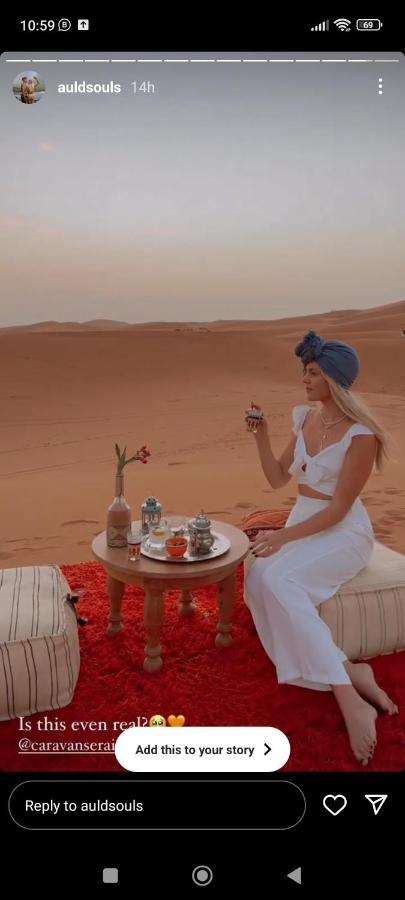 Caravanserai Luxury Desert Tented Camp Merzouga Exterior photo